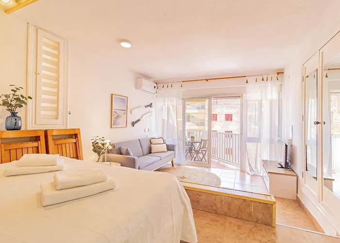 La Pecera - - Edificio Monaco - Kilometro 7 - Cama Plegable Y Sofa-cama * La Manga del Mar Menor